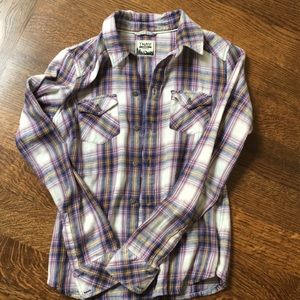 TNA flannel button up